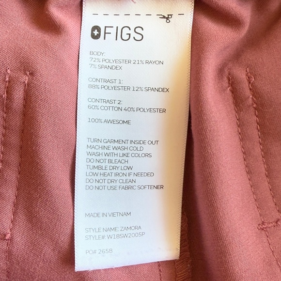 Figs Technical Collection Scrub Joggers Size Small - Picture 6 of 6